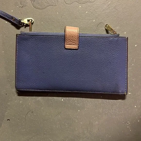 Periwinkle Blue Borgasets Wallet - Picture 2 of 3